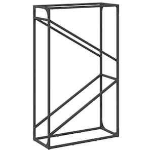 vidaXL K&uuml;ttepuurest must 60x25x100 cm k&uuml;lmvaltsitud teras