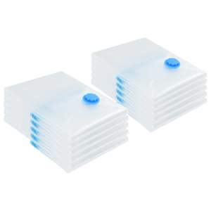 Skladovací sáčky 10 pcs Transparentní a modrá 70 x 50 cm - obrázek 2
