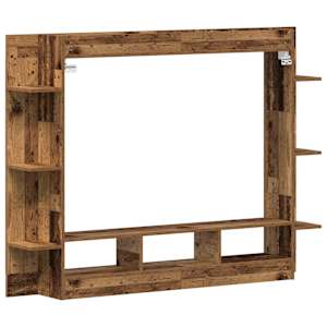 Televizní skříň Staré dřevo 152 x 22 x 113 cm Kompozitní dřevo - obrázek 7