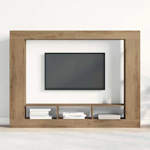 Televizní skříň dub artisan 152 x 22 x 113 cm Kompozitní dřevo - obrázek 4