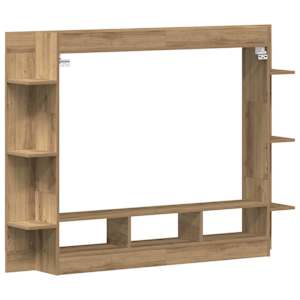 Televizní skříň dub artisan 152 x 22 x 113 cm Kompozitní dřevo - obrázek 7