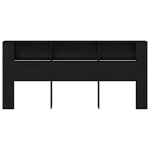 Čelo postele se skříňkou s čelo Černý dub 220 x 18,5 x 102,5 cm - obrázek 5