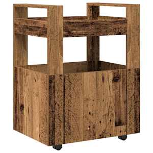 Kuchyňský vozík Staré dřevo 60 x 45 x 80 cm Kompozitní dřevo - obrázek 8