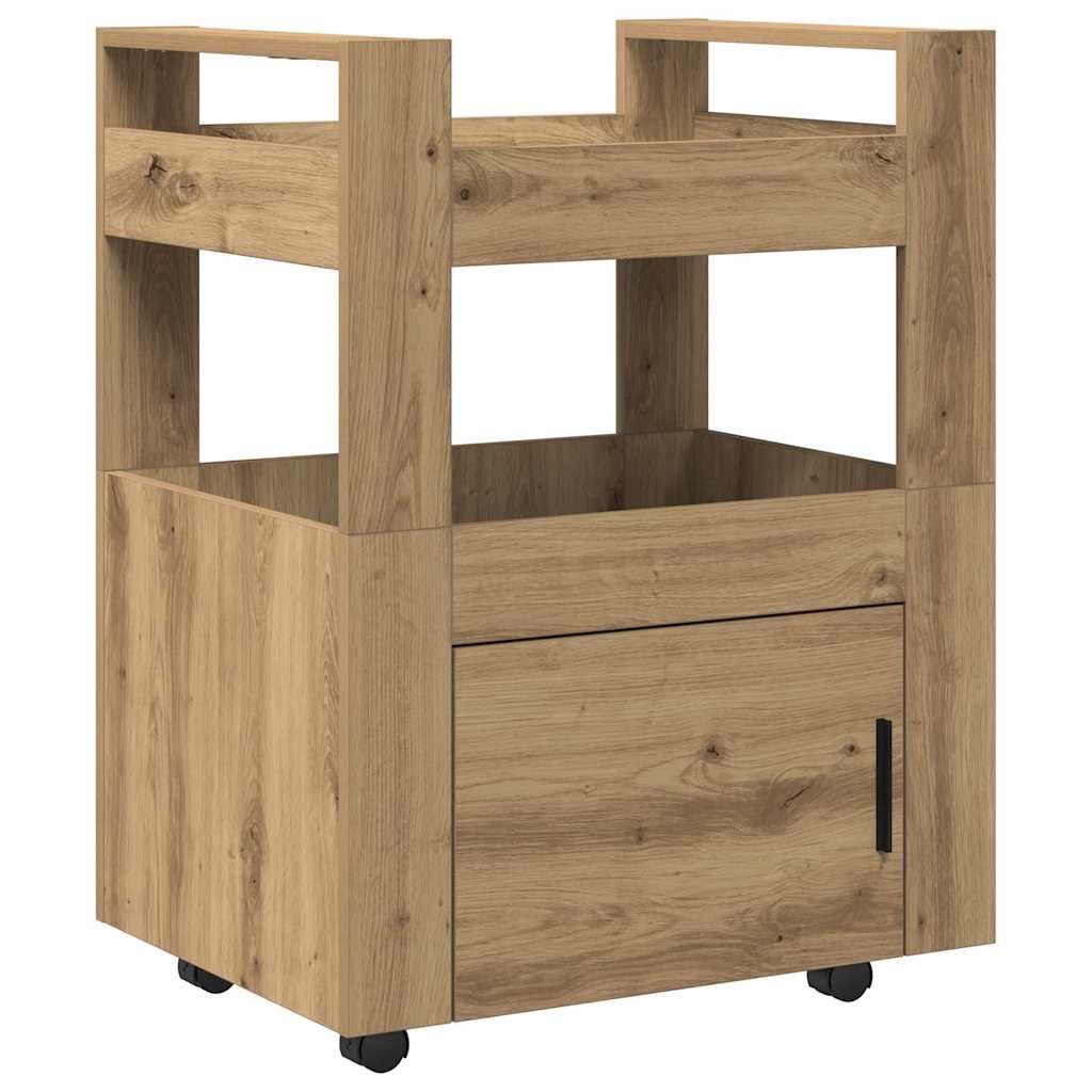 Keittiökärry Artisan Tammi 60x45x80 cm Tekninen Puu