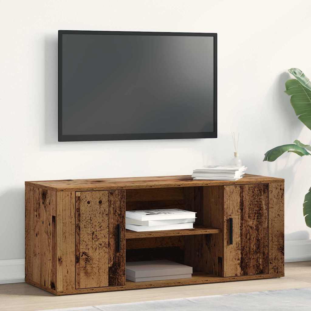 TV-Schrank Altholz 100x35x40 cm Holzwerkstoff