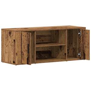 Televizní skříň Staré dřevo 100 x 35 x 40 cm Kompozitní dřevo - obrázek 5