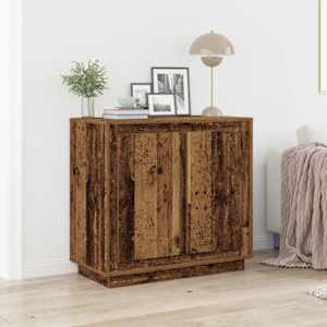 Servírovací skříň Staré dřevo 80 x 40 x 75 cm kompozitní dřevo - obrázek 1