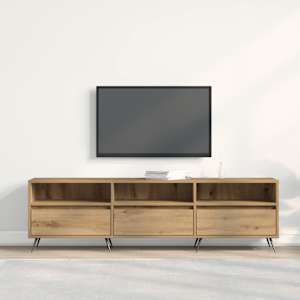 Televizní skříň 150 x 30 x 44,5 cm dub artisan Kompozitní dřevo - obrázek 4