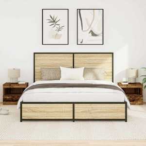 Nočna omarica 2 pcs Star les 50 x 40 x 45 cm Konstruiran les