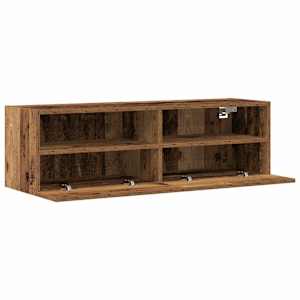 TV wall cabinet Nástěnný 2 pcs Staré dřevo 100 x 30 x 30 cm - obrázek 6