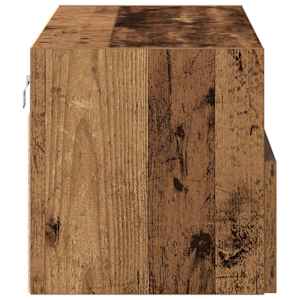 TV wall cabinet Nástěnný 2 pcs Staré dřevo 100 x 30 x 30 cm - obrázek 8