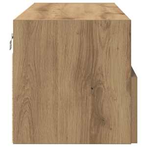 TV wall cabinet dub artisan 100 x 30 x 30 cm kompozitní dřevo - obrázek 7