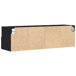 TV wall cabinet Černý dub 100 x 30 x 30 cm kompozitní dřevo - obrázek 8