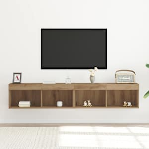 Sestava TV skříněk s LED 2 pcs Artisanový dub 80 x 30 x 30 cm - obrázek 5