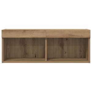 Sestava TV skříněk s LED 2 pcs Artisanový dub 80 x 30 x 30 cm - obrázek 8