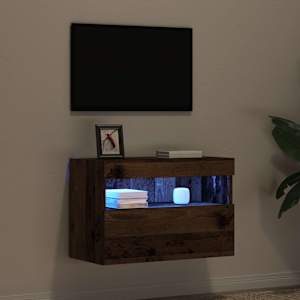 TV wall cabinet Staré dřevo 60 x 30 x 40 cm kompozitní dřevo - obrázek 6