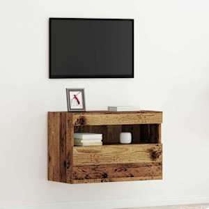 TV wall cabinet Staré dřevo 60 x 30 x 40 cm kompozitní dřevo - obrázek 1