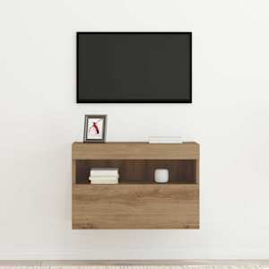 TV wall cabinet dub artisan 60 x 30 x 40 cm kompozitní dřevo - obrázek 5