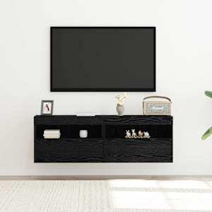 TV wall cabinet Černý dub 60 x 30 x 40 cm Kompozitní dřevo - obrázek 5