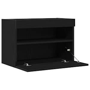 TV wall cabinet Černý dub 60 x 30 x 40 cm Kompozitní dřevo - obrázek 7