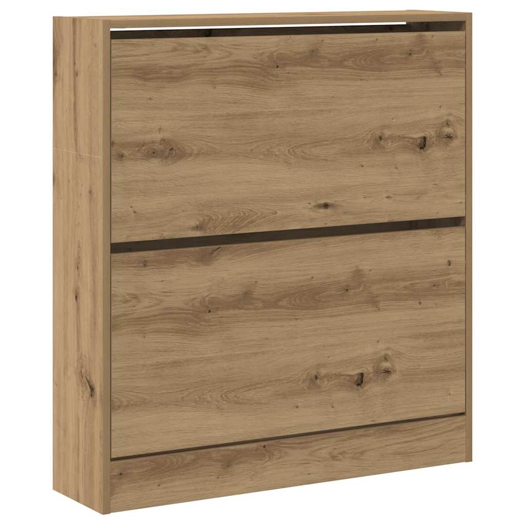 Kengäteline Kääntölaatikolla Savustettu Tammi 80x21x87,5 cm