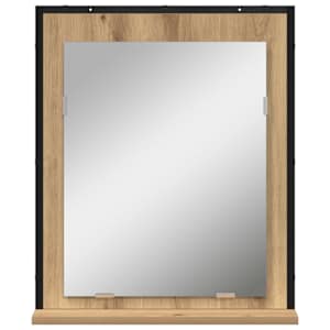 Zrcadlo dub artisan 50 x 12 x 60 cm Sklo a inženýrské dřevo - obrázek 5