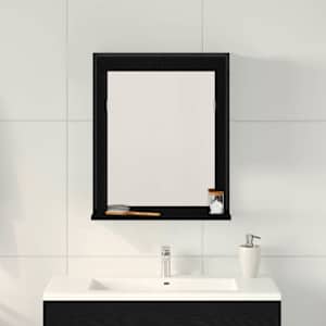 Zrcadlo Černý dub 50 x 12 x 60 cm Sklo a inženýrské dřevo - obrázek 4