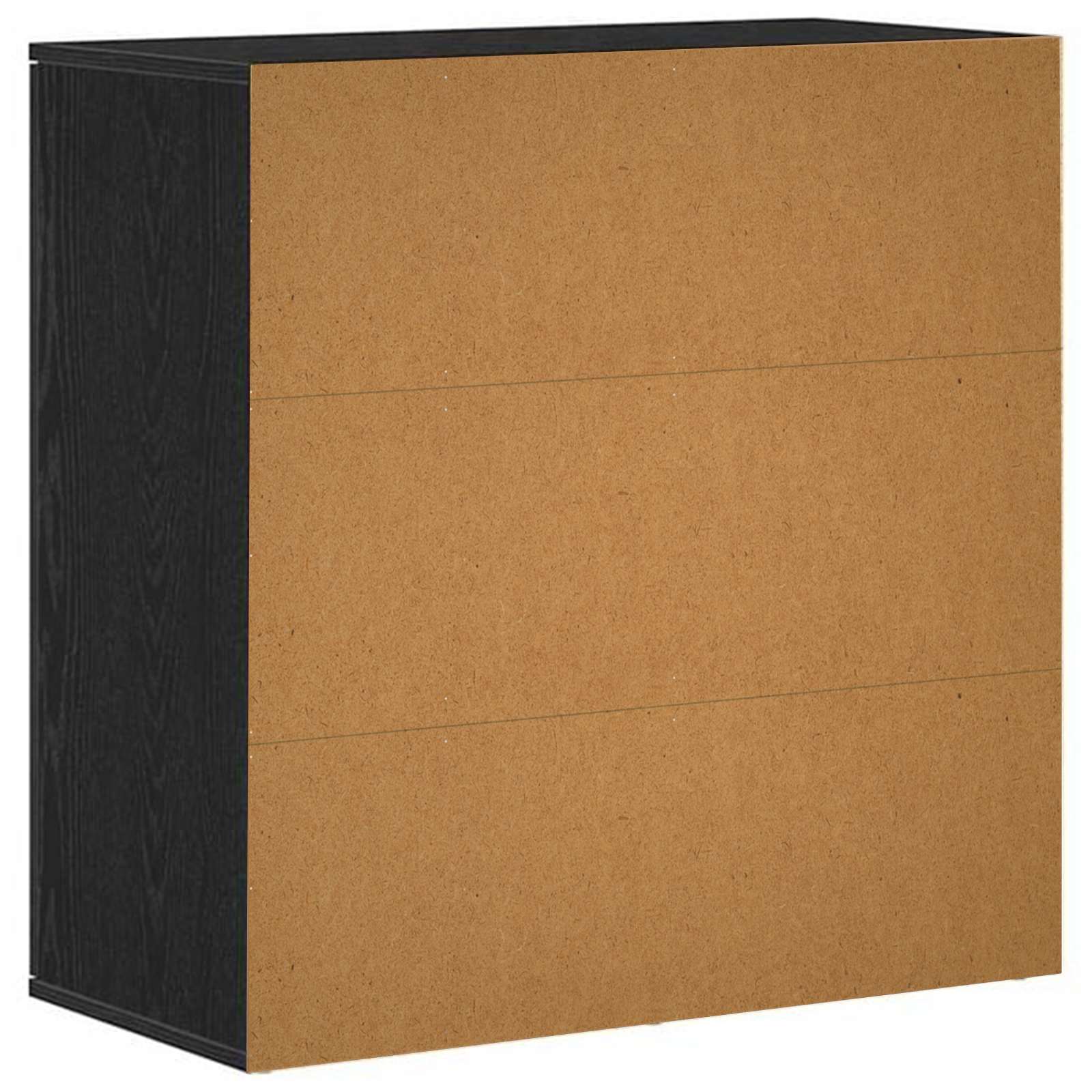 Dressoir 79x38x80 cm bewerkt hout bruin eikenkleur - Afbeelding 8