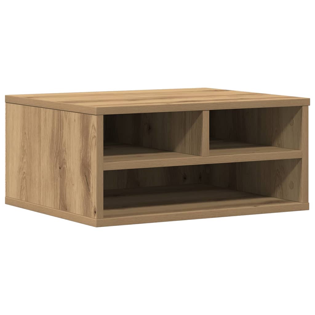 vidaXL Nyomtatóállvány kézműves tölgy 49 x 40 x 22,5 cm Faanyag akciós termékkép 1
