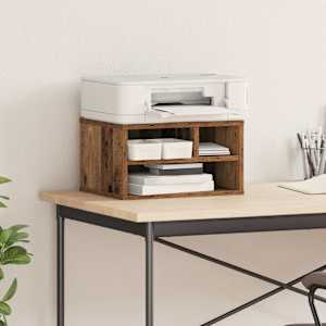 Stojalo za tiskalnik Star les 40 x 32 x 22,5 cm Konstruiran les