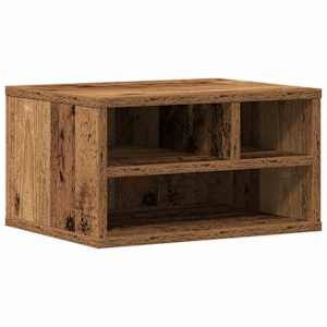 vidaXL Printeri alus Vana puit 40 x 32 x 22,5 cm Tehispuit
