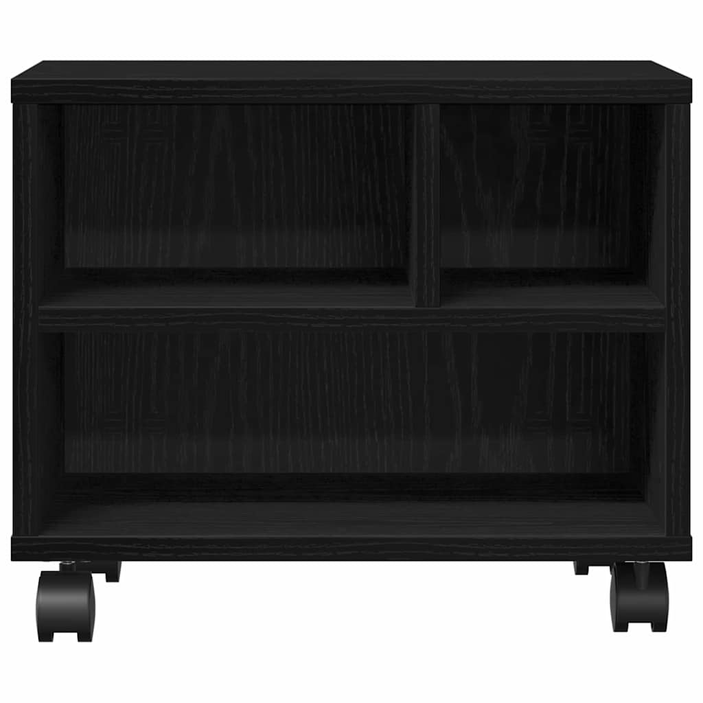  vidaXL Nyomtatóállvány Fekete tölgy 41 x 32 x 33.5 cm Faanyag akciós termékkép 1