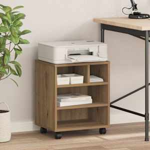 Stojalo za tiskalnik artisan hrast 41 x 32 x 48 cm