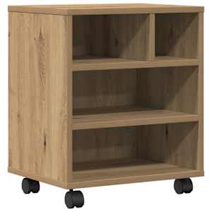 vidaXL Printeri alus Artisan tamm 41 x 32 x 48 cm Tehispuit