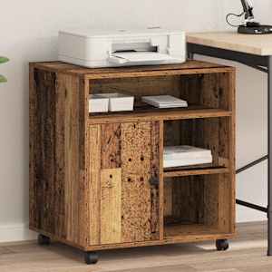 Stojalo za tiskalnik Star les 60 x 50 x 67 cm Konstruiran les