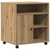 vidaXL Printeri alus k&auml;sit&ouml;&ouml;tamm 60 x 50 x 67 cm Tehispuit