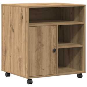 vidaXL Printeri alus k&auml;sit&ouml;&ouml;tamm 60 x 50 x 67 cm Tehispuit