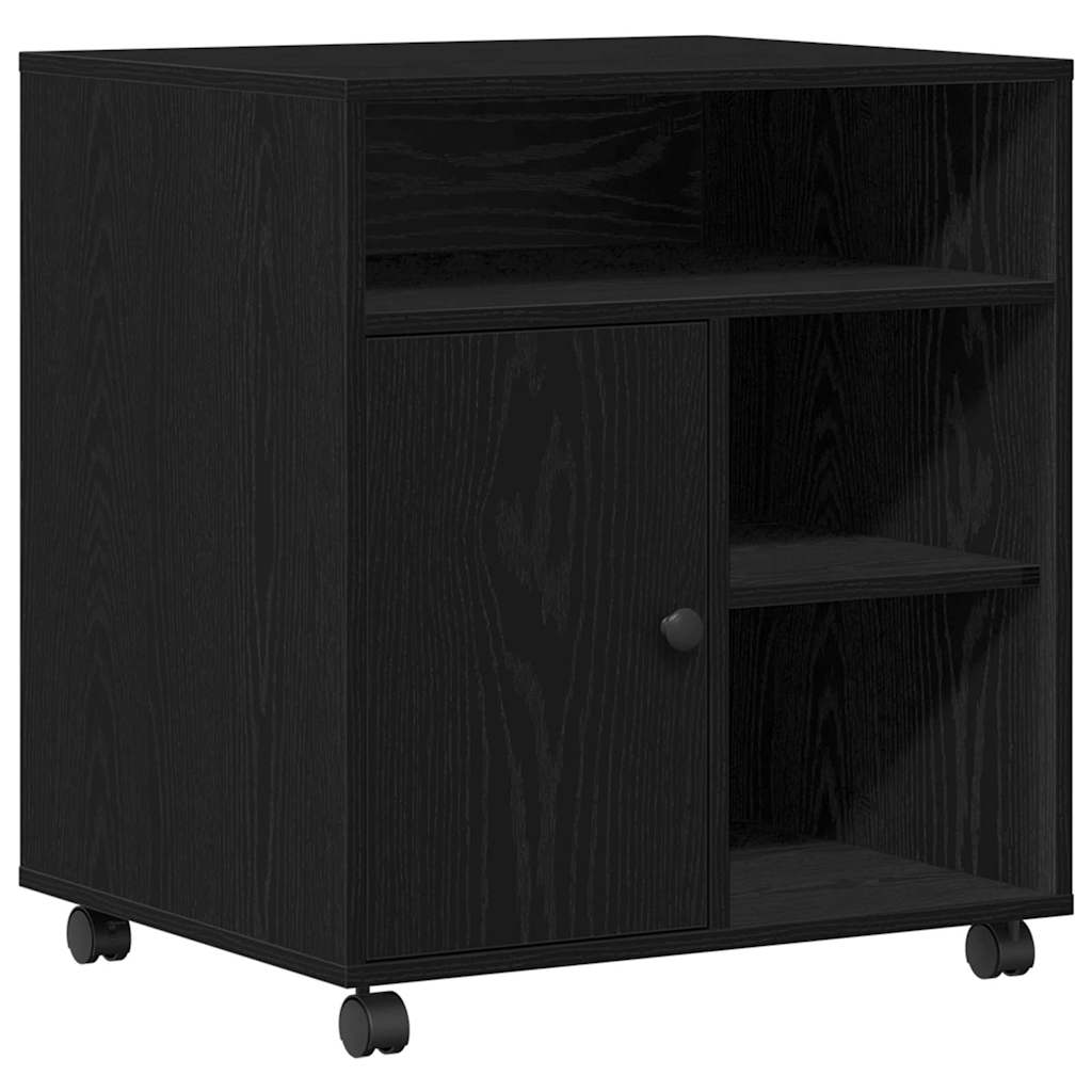 Thumbnail - vidaXL Druckerständer Schwarz Eichen-Optik 60 x 50 x 67 cm