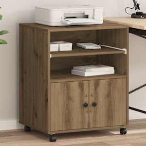 Stojalo za tiskalnik Umetni hrast 60 x 48 x 74 cm