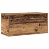 vidaXL Salvestuskarp Vana puit 100 x 42 x 46 cm Tehispuit