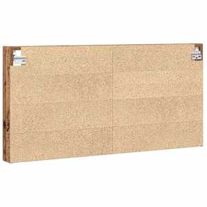 Vitrína s policí Staré dřevo 100 x 8,5 x 50 cm kompozitní dřevo - obrázek 7