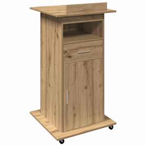 vidaXL Podium K&auml;sit&ouml;&ouml;puu Tehispuit 55 x 55 x 107 cm