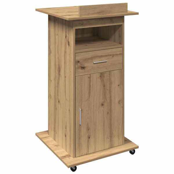 vidaXL Podium K&auml;sit&ouml;&ouml;puu Tehispuit 55 x 55 x 107 cm