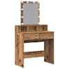 vidaXL Dressing Table Vana puit 80 x 41 x 144.5 cm Tehispuit