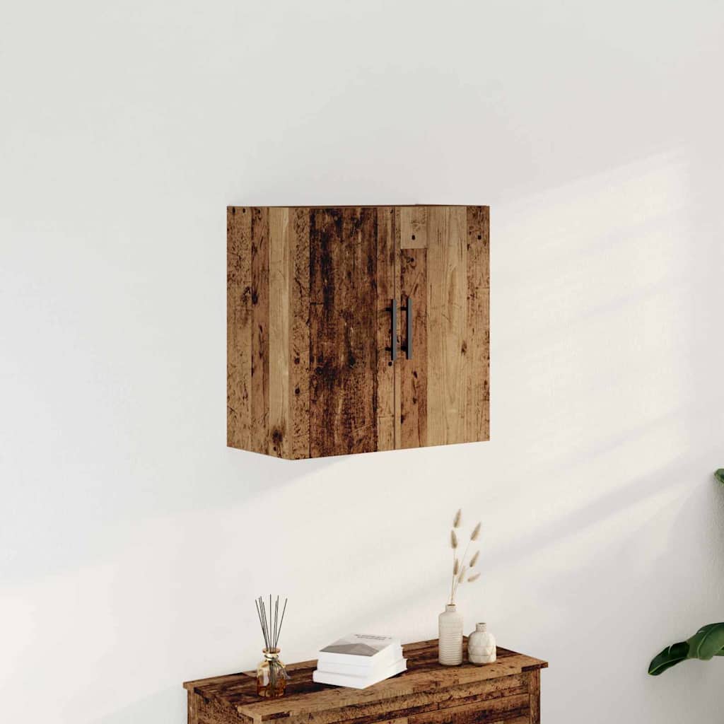 Vægmonteret Skab Gammelt Træ 60x31,5x60 cm Ingeniørtræ