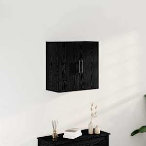 Nástěnná skříňka Černý dub 60 x 31,5 x 60 cm kompozitní dřevo