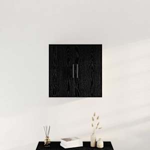 Nástěnná skříňka Černý dub 60 x 31,5 x 60 cm kompozitní dřevo - obrázek 4