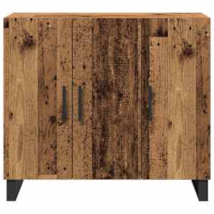 Servírovací skříň Staré dřevo 90 x 34 x 80 cm kompozitní dřevo - obrázek 6