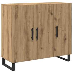 Servírovací skříň Artisanový dub 90 x 34 x 80 cm - obrázek 2