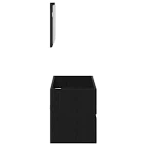 Sada koupelnového nábytku 2 pcs Černý dub Kompozitní dřevo - obrázek 7